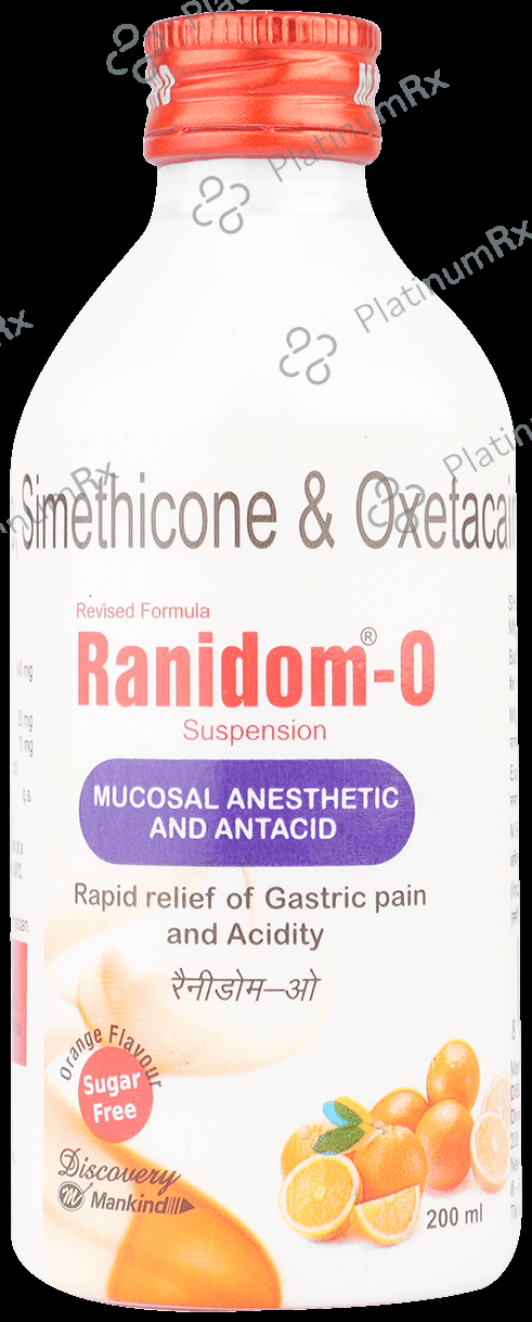 Ranidom O Orange Oral Suspension 200ml