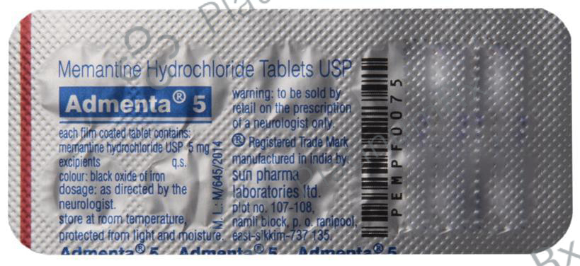 Admenta 5mg Tablet 10s