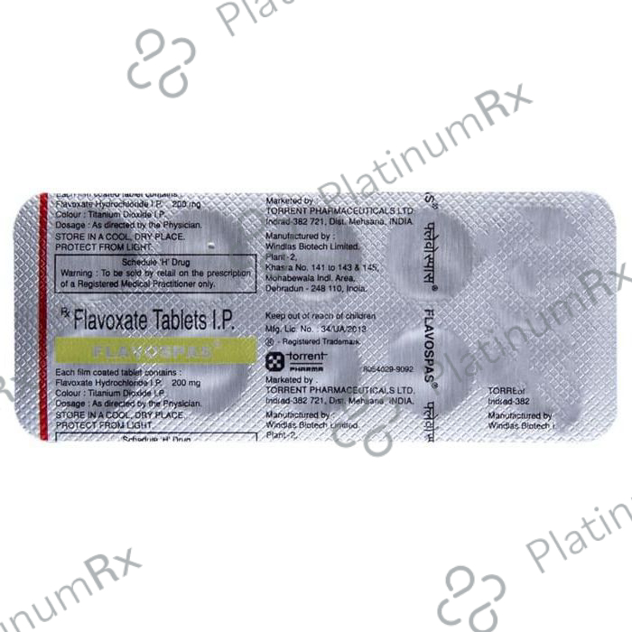 Flavospas 200mg Tablet 10s