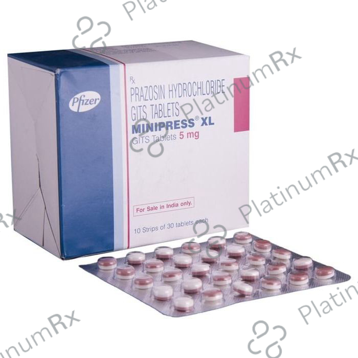 Minipress XL 5mg Tablet 30s