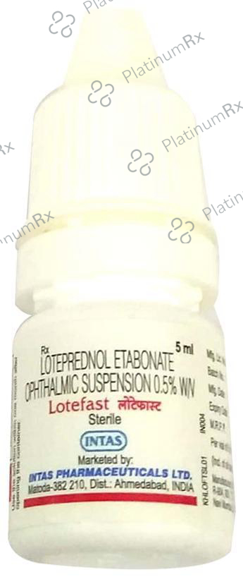 Lotefast 0.5% Ophthalmic Suspension 5ml