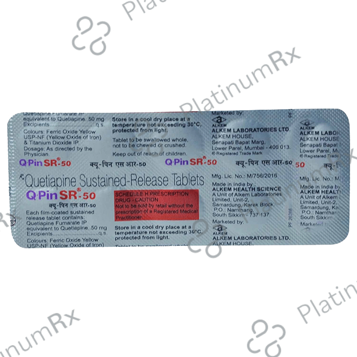 Q Pin 50mg Tablet 10s