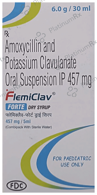 Flemiclav Forte 400/57mg Dry Syrup 30ml