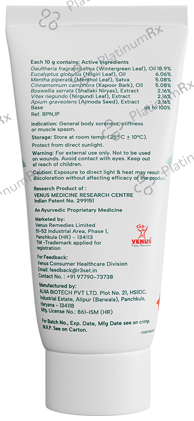 R3SET Instant Pain Relief Nanotech Gel
