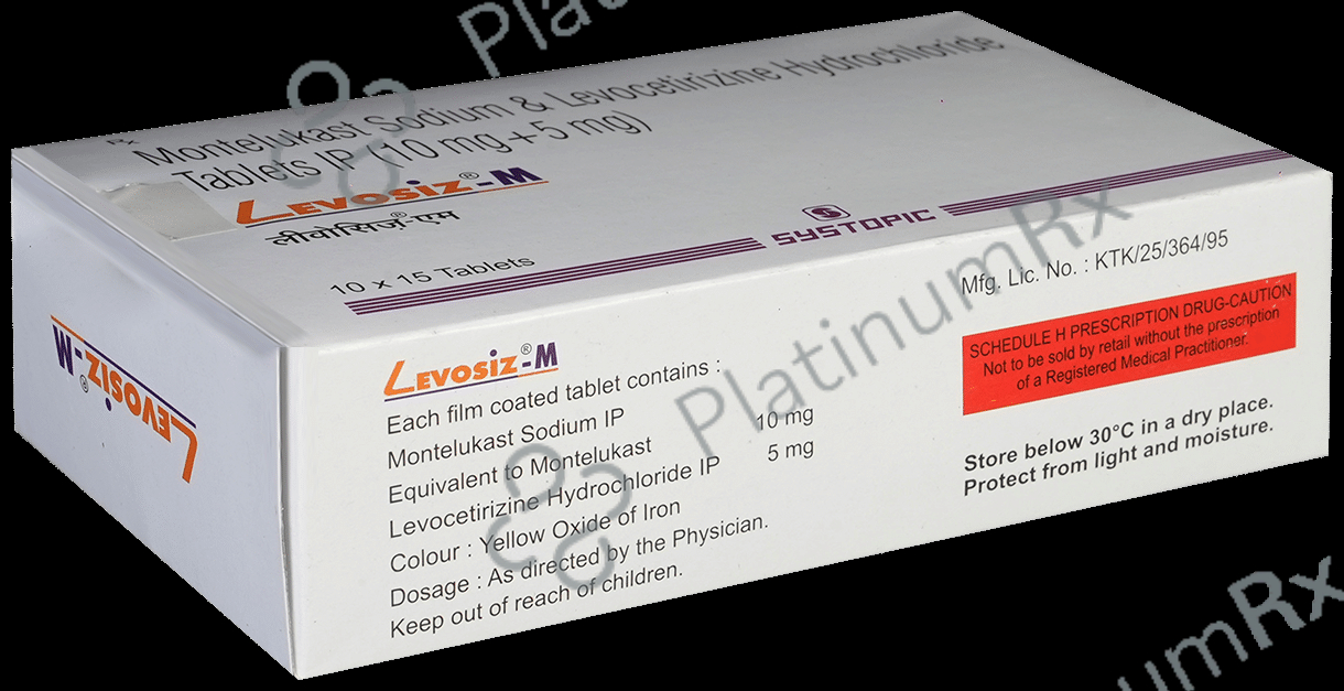 Levosiz M 5/10mg Tablet 15s