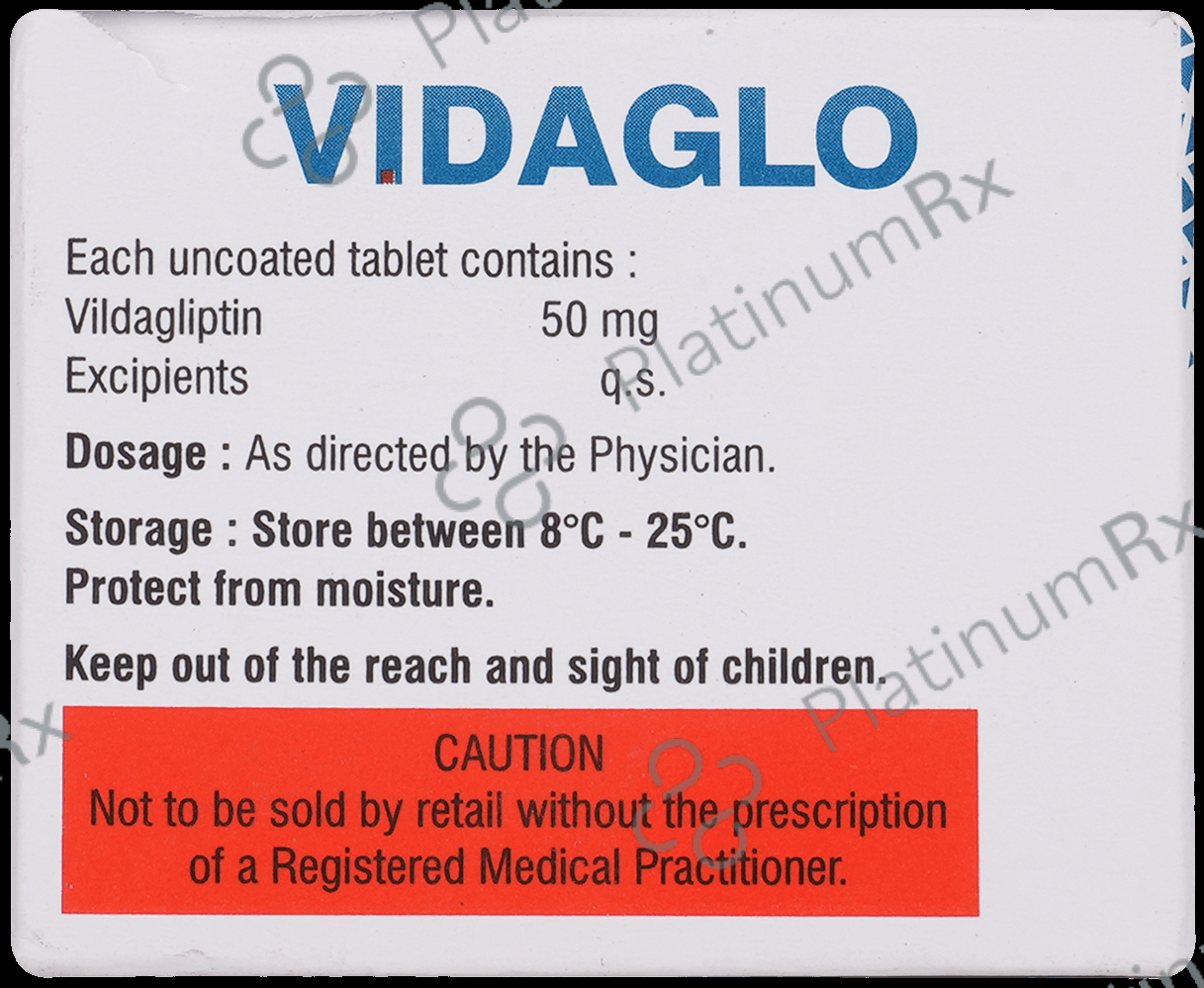 Vidaglo 50mg Tablet 10s