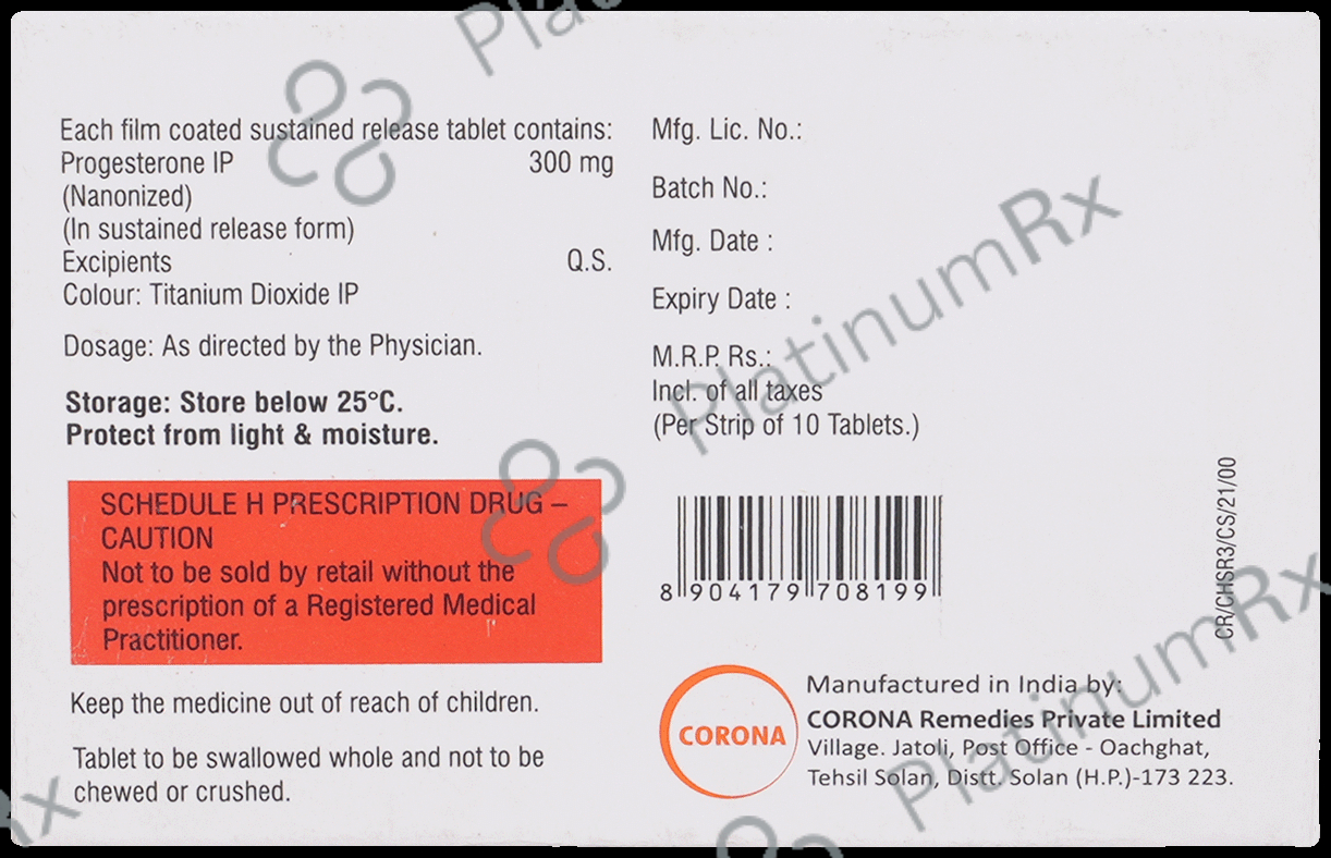 C Hop SR 300mg Tablet 10s