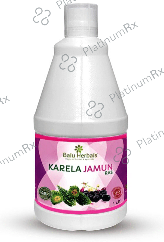 Balu Herbals Karela Jamun Ras 1 Ltr