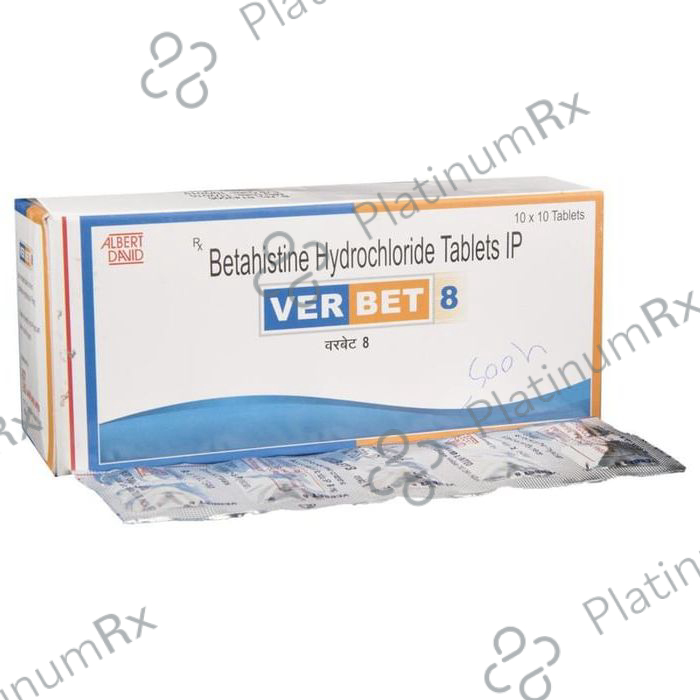 Verbet 8mg Tablet 10s