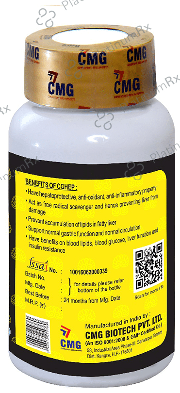 CMG Nutritions CgHep Tablet Optimize Liver Function & Health