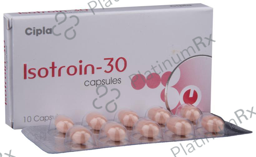Isotroin 30mg Capsule 10s