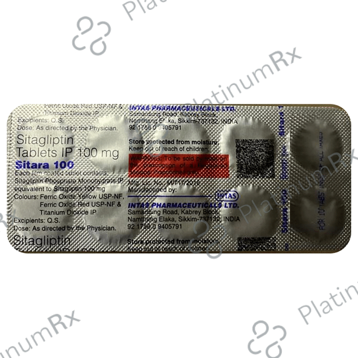 Sitara 100mg Tablet 10s