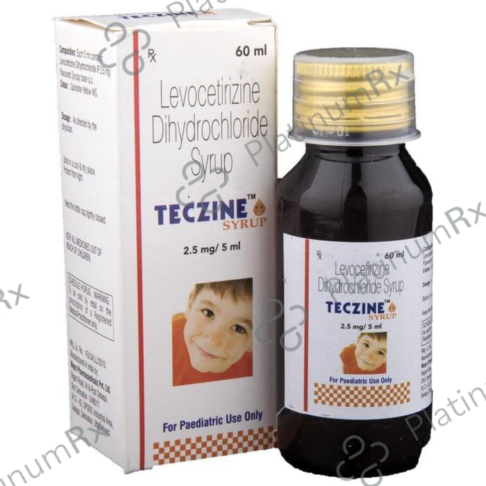 Teczine 2.5mg Syrup 60ml