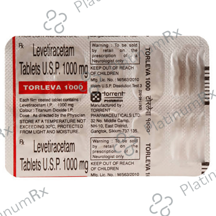 Torleva 1000mg Tab 10s