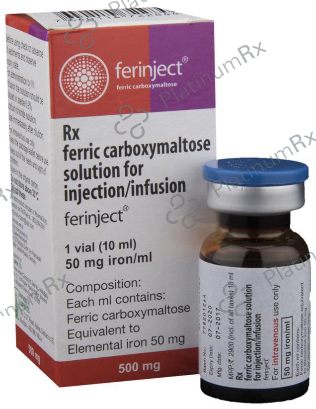 Ferinject 50mg Solution for Injection 10ml