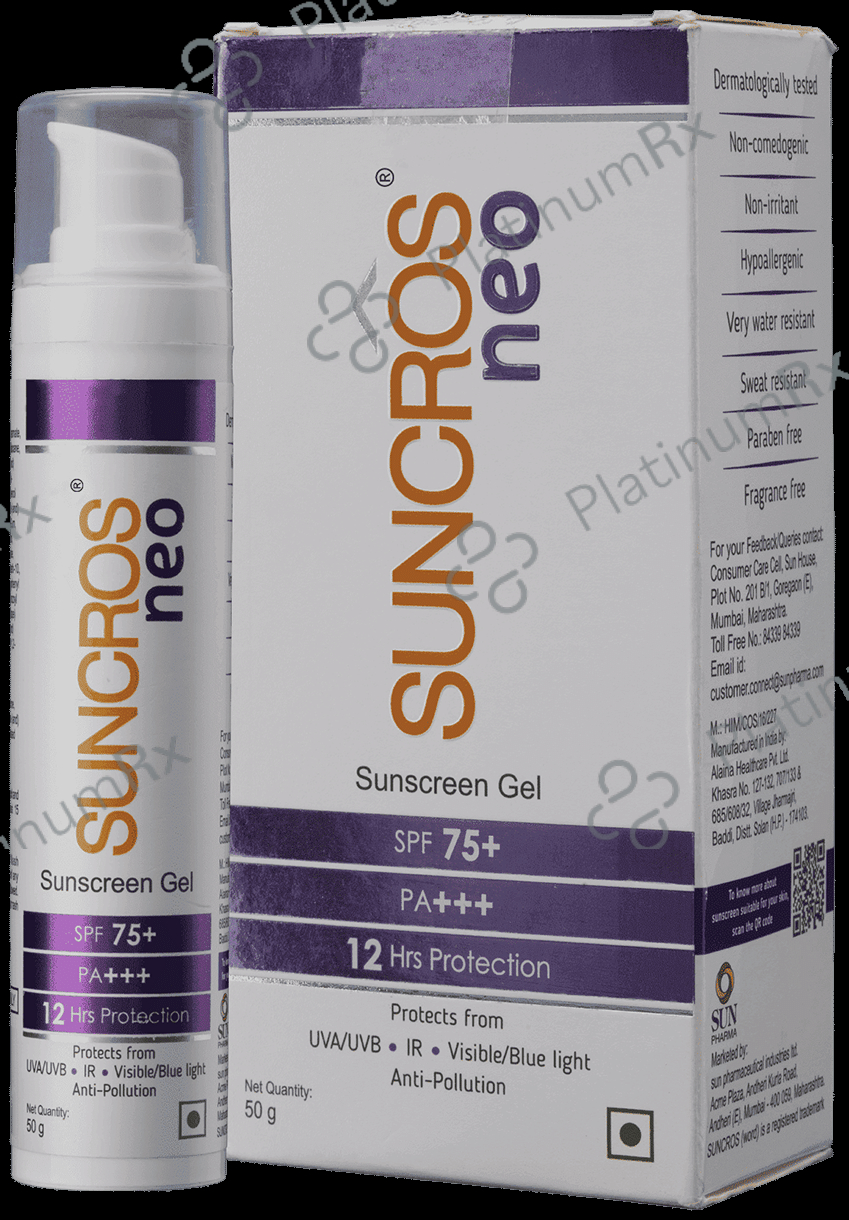 Suncros Neo Sunscreen SPF 75+++ Gel 50ml