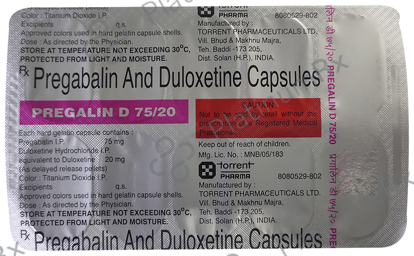 Pregalin D 75/20 Capsule