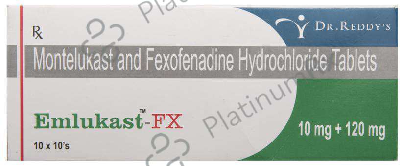 Emlukast FX 120/10mg Tablet 10s