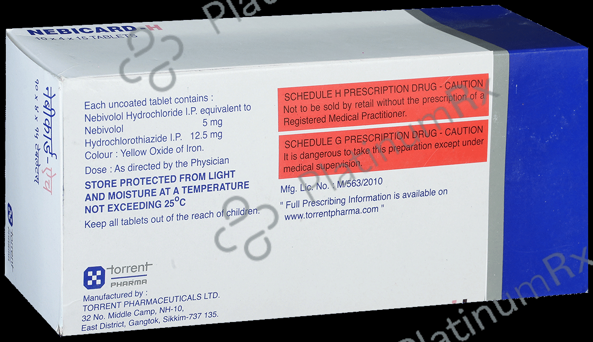 Nebicard H 12.5/5mg Tablet 15s