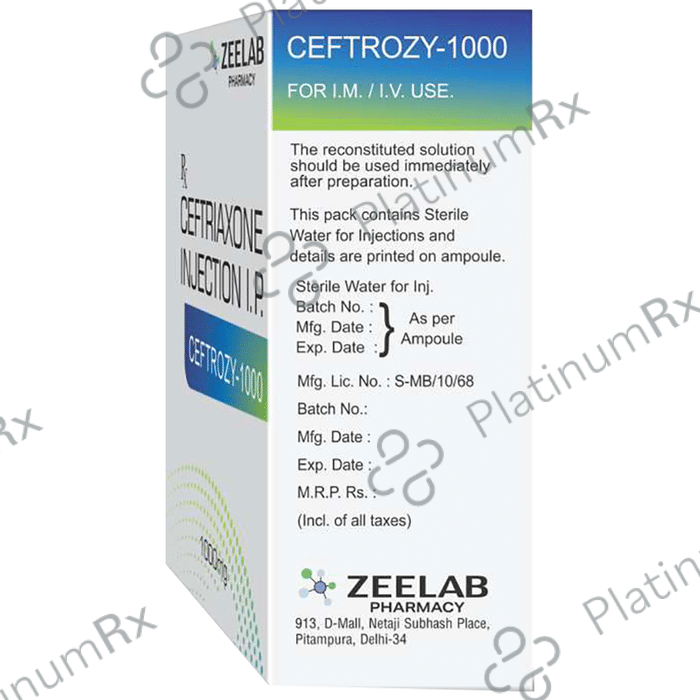 Ceftrozy 1000 Injection