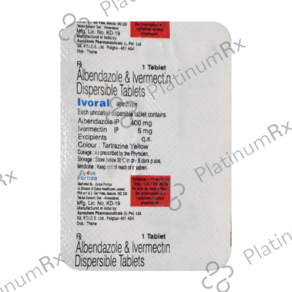 Ivoral 400/6mg Tablet 1s