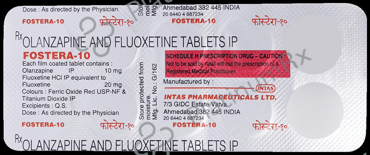 Fostera 20/10mg Tablet 10s