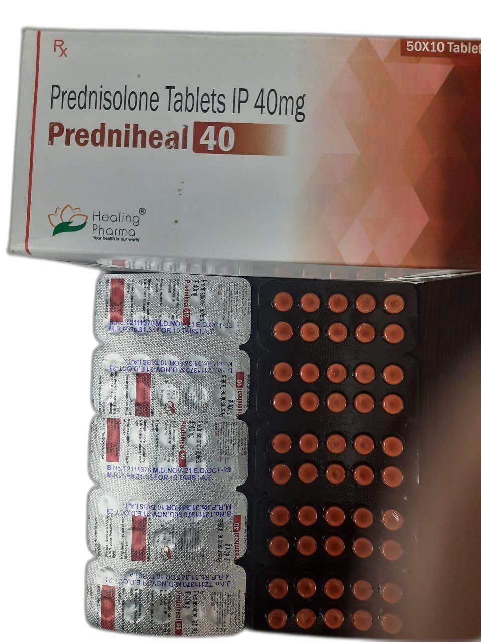Predniheal 40mg Tablet 10s