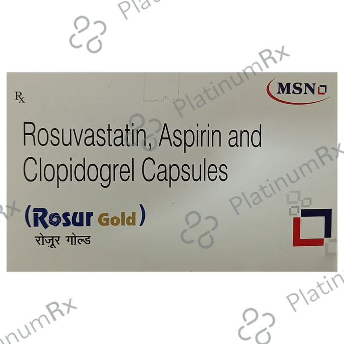 Rosur Gold 10/75/75mg Capsule 10s