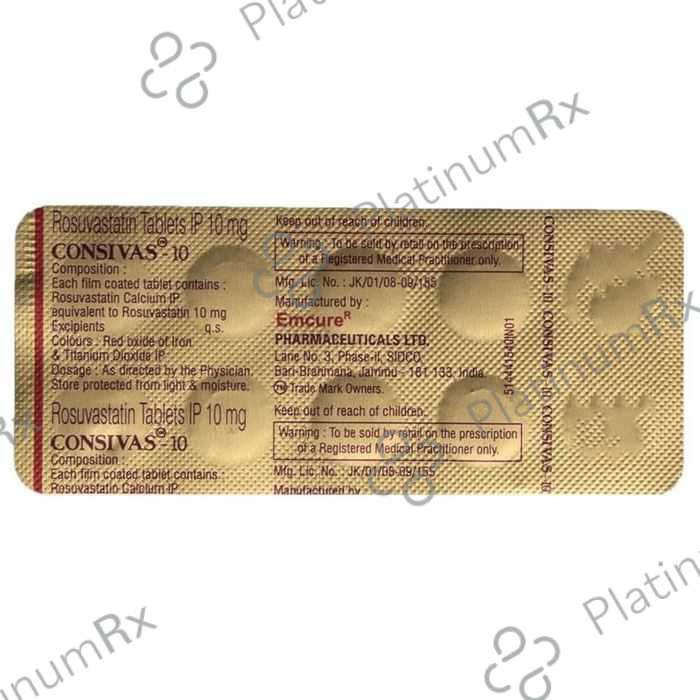 Consivas 10mg Tablet 10s