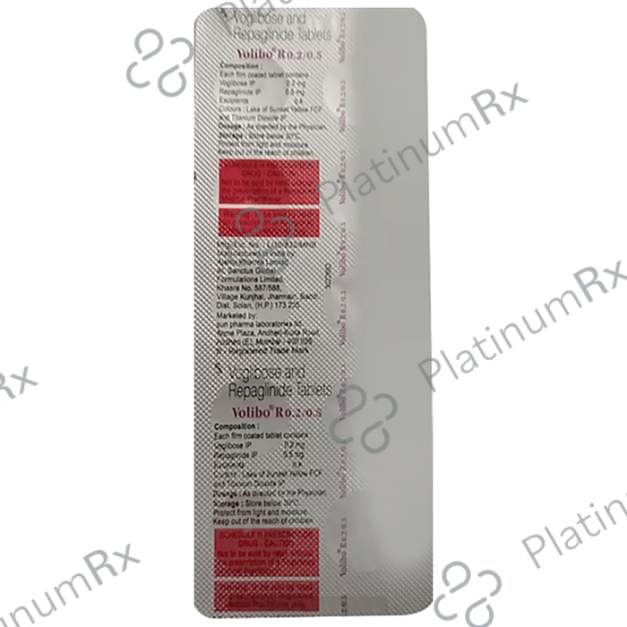 Volibo R 0.5/0.2mg Tablet 10s
