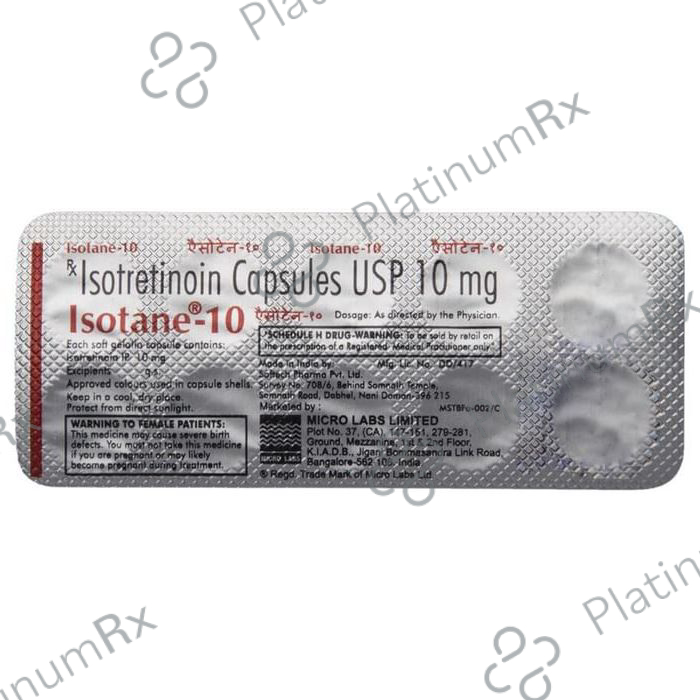 Isotane 10mg Capsule 10s