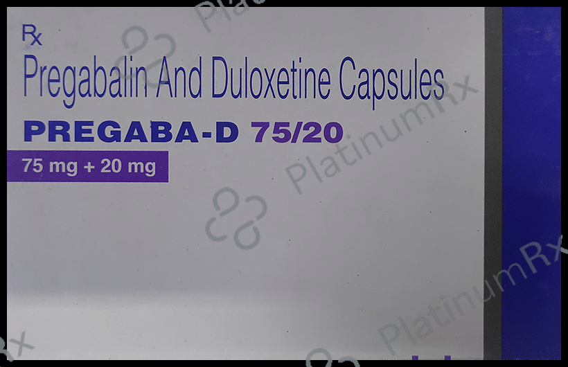 Pregaba D 75/20mg Capsule DR 10s