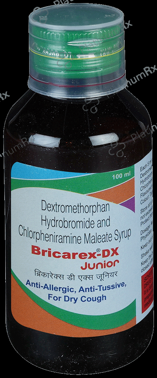 Bricarex DX 2/10mg Junior Syrup 100ml
