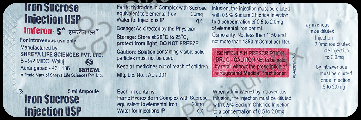 Imferon S 20mg Injection