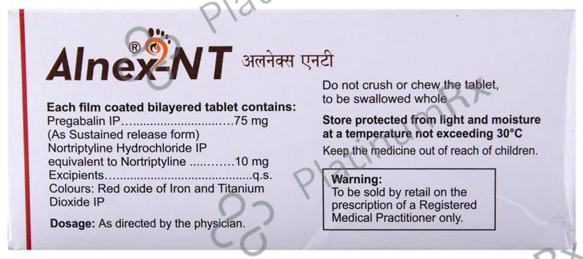 Alnex NT 75mg/10mg Tablet
