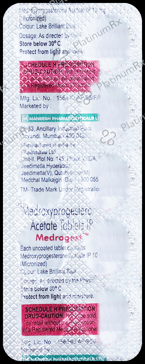 Medrogest 10mg Tablet