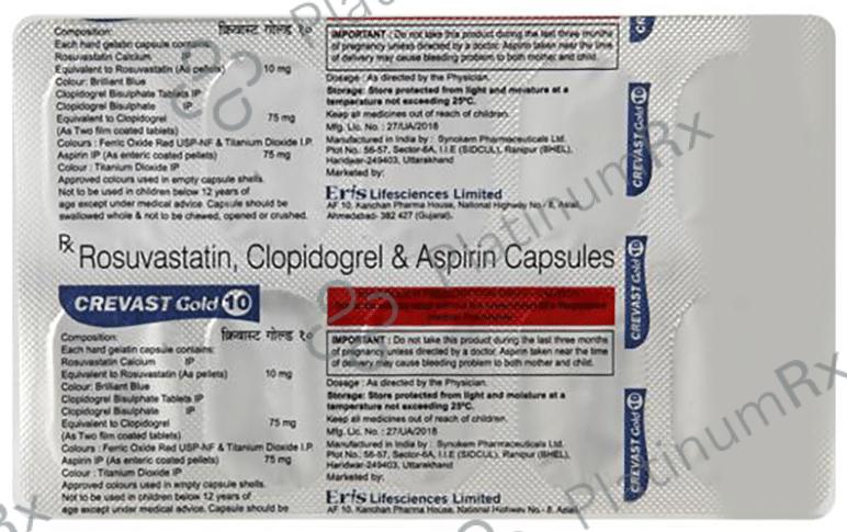 Crevast Gold 10 Capsule 10 Capsule