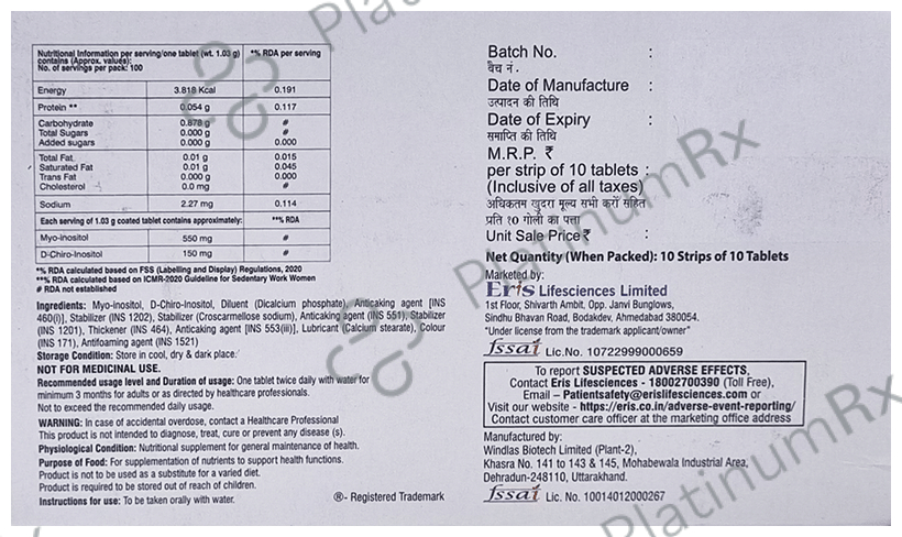 Femikiro Tablet Gluten Free Health Supplement