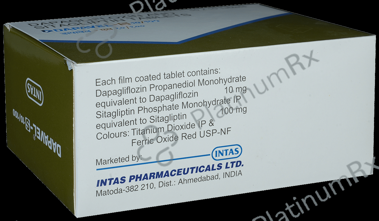 Dapavel S 10/100mg Tablet 10s