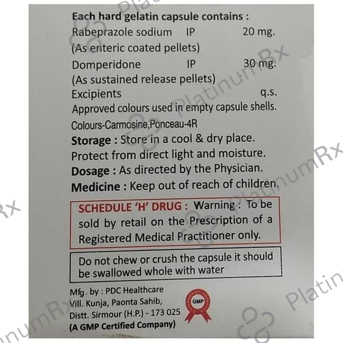 Rabegold D 30mg/20mg Capsule SR