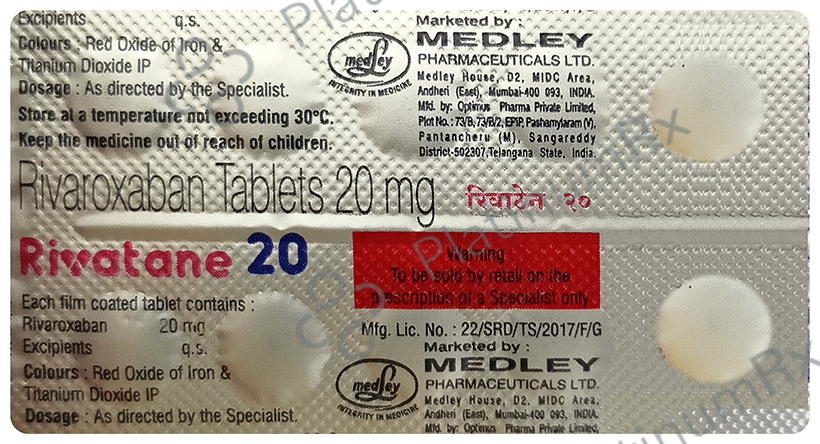 Rivatane 20 Tablet