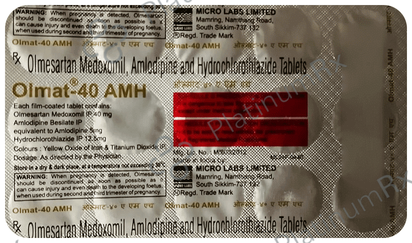 Olmat 40mg AMH Tablet 15s