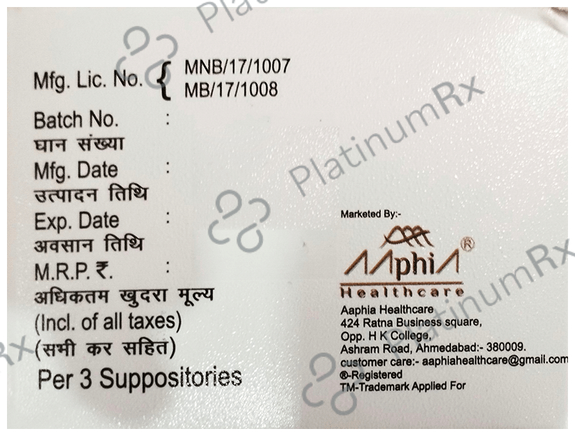 VG3 Softgel Suppositories