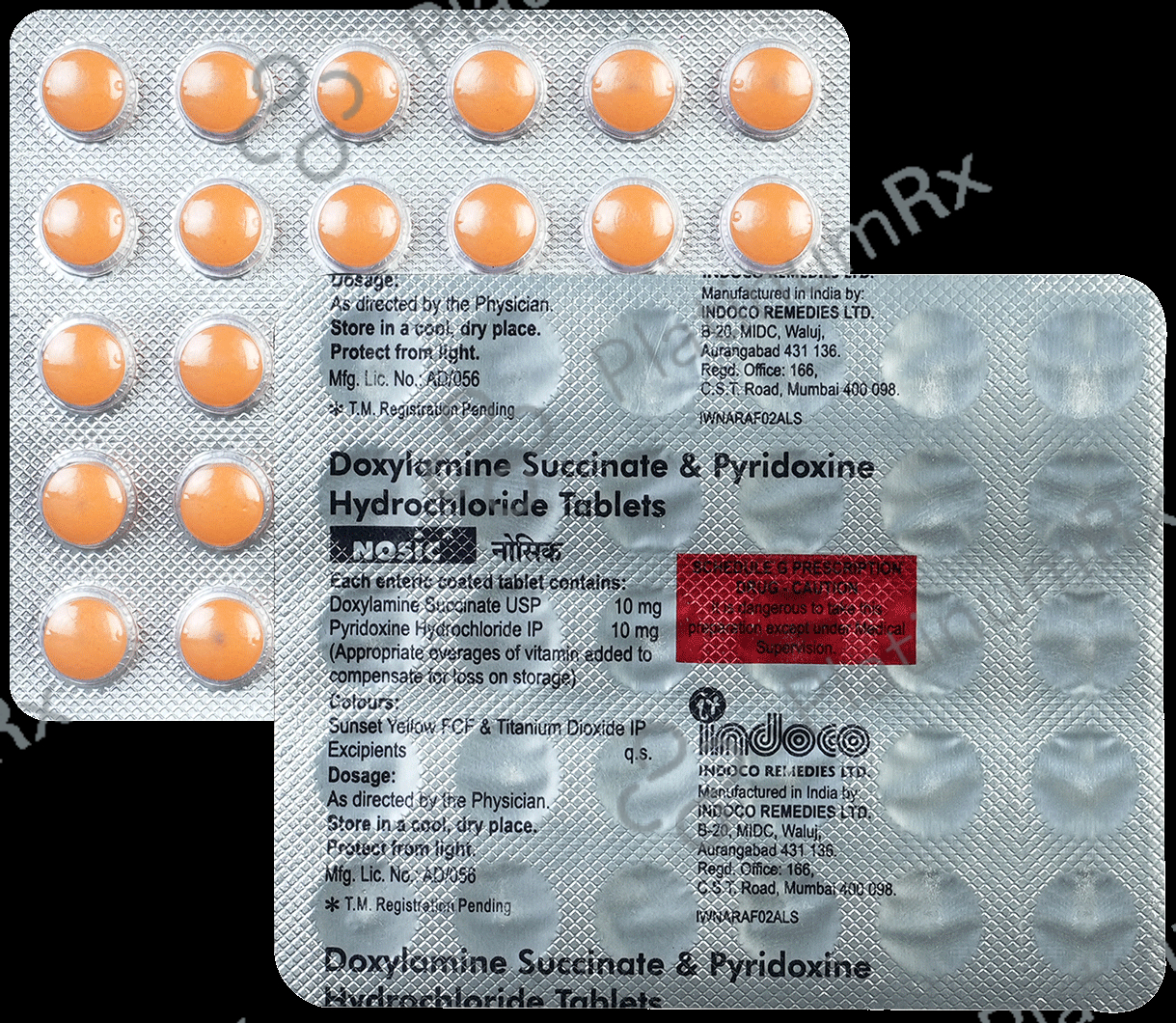 Nosic 10/10mg Tablet 30s