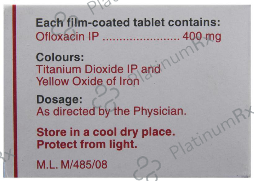 Oflox 400mg Tablet 10s