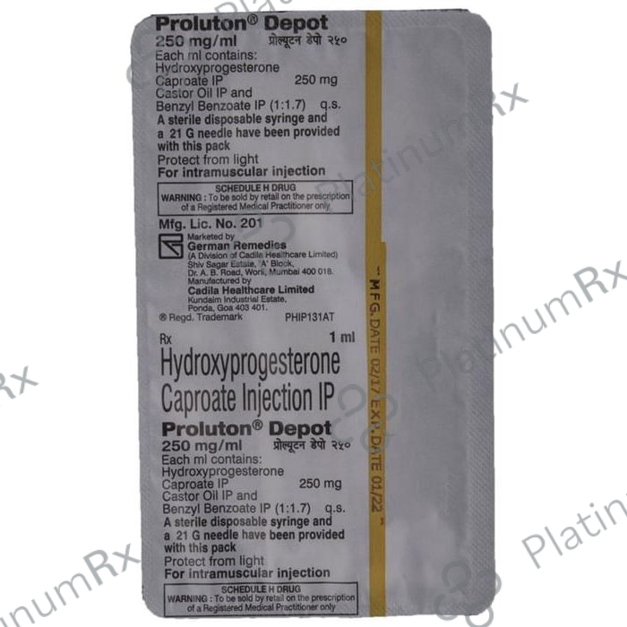 Proluton Depot 250mg/ml Injection