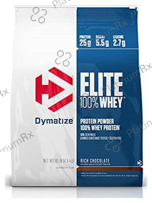 Dymatize Nutrition Elite 100% Whey Protein - With BCAAs & Leucine - For Muscle Recovery - Powder Rich Chocolate 10 lb
