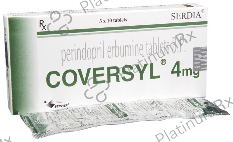 Coversyl 4mg Tablet 10s