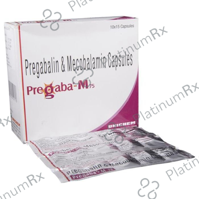Pregaba M 750mcg/75mg Capsule 15s