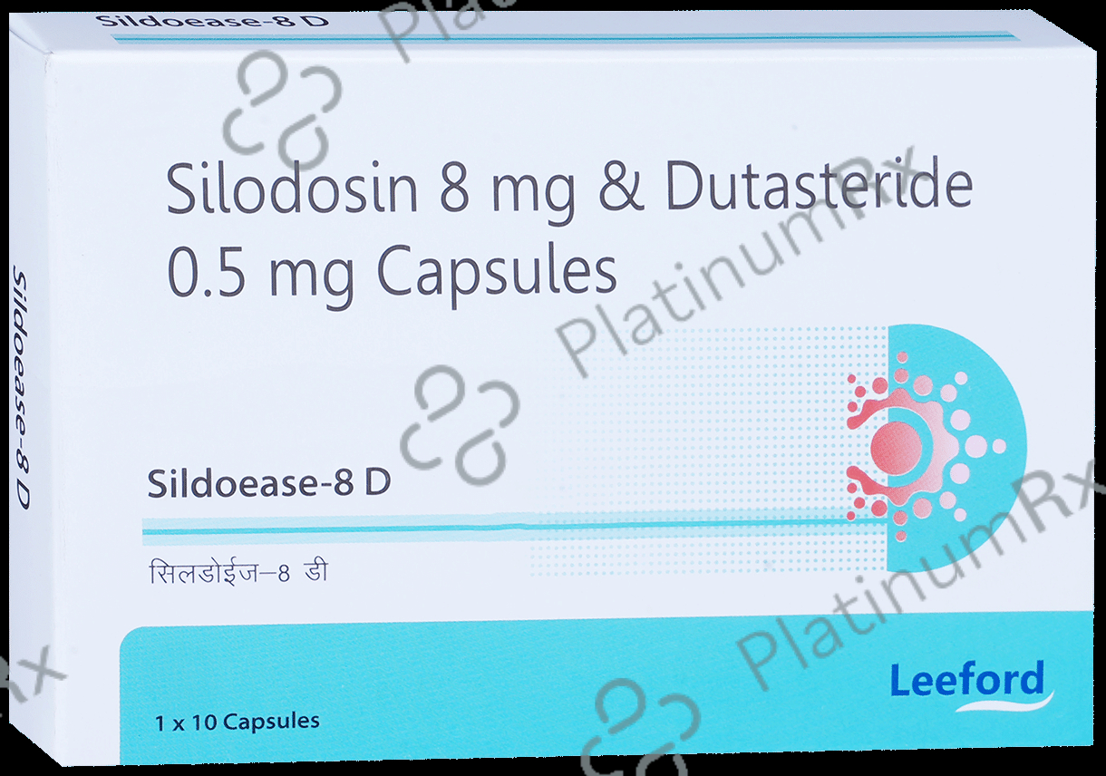 Sildoease 8D 0.5/8mg Capsule 10s